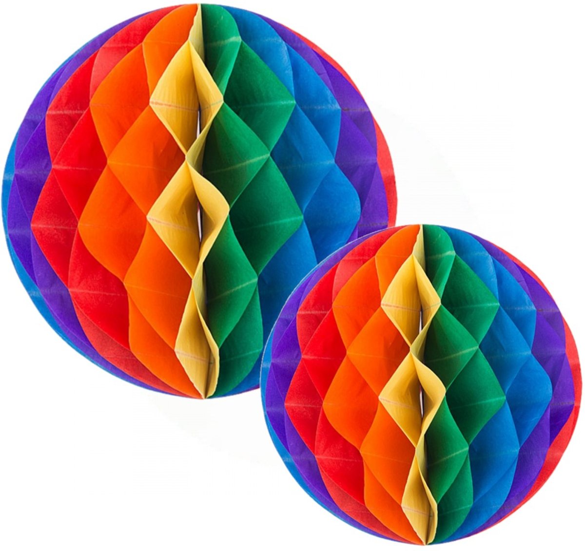 Honeycomb Bol 20/30 cm Regenboog